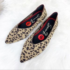NEW- 7 For All Man Kind Flat Leopard Shoes